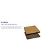 Emma and Oliver 24" Square Table Top with Reversible Laminate Top